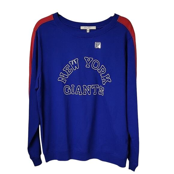 Junk Food NFL New York Giants Blue White Red Sweatshirt Adult Size XL NEW - Picture 1 of 10